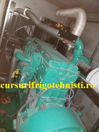 Generator electric actionat de motor diesel