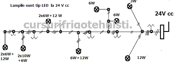schema iluminat cu sisteme fotovoltaice U=24V lampi led .JPG